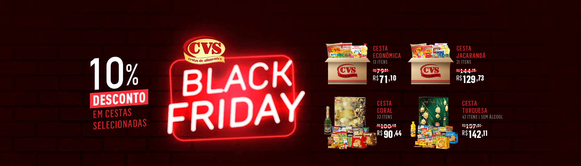 Black Friday Black Friday - CVS Cestas de Alimentos