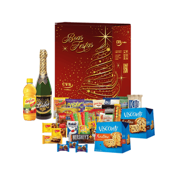 Cesta de Natal Opala
Com produtos deliciosos,
Incluindo:
Panetone com frutas,
Panetone de gota de chocolate,
Espumante branco e
Refresco de frutas e mais...
Cesta de Natal Opala
Com produtos deliciosos,
Incluindo:
Panetone com frutas,
Panetone de gota de chocolate,
Espumante branco e
Refresco de frutas e mais...