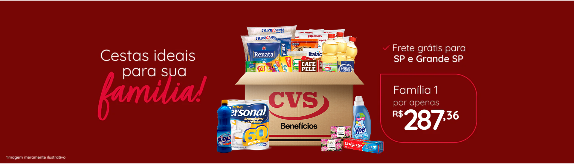 Cesta ideal para sua família