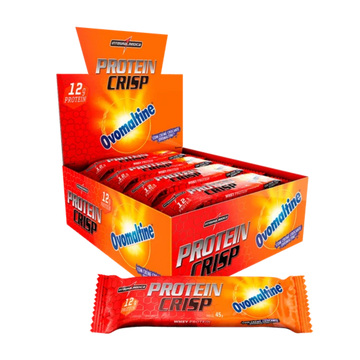 Barra de Cereal Protein Ovomaltine Crisp 45g (12 unidades)
