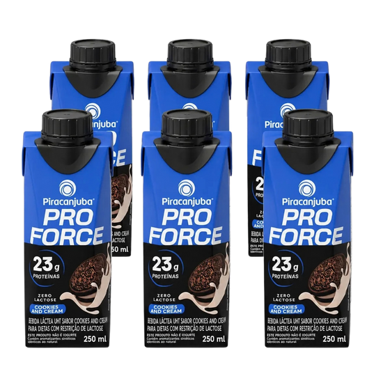 Kit Bebida Lactea Pro Force Cookies 250m