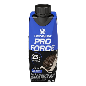 Kit Bebida Lactea Pro Force Cookies 250ml 