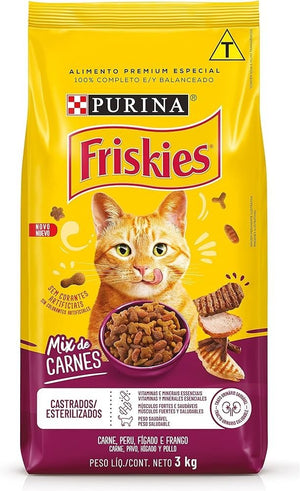Ração Friskies Gato Adulto Sabores 3 Kg - CVS Cestas de Alimentos