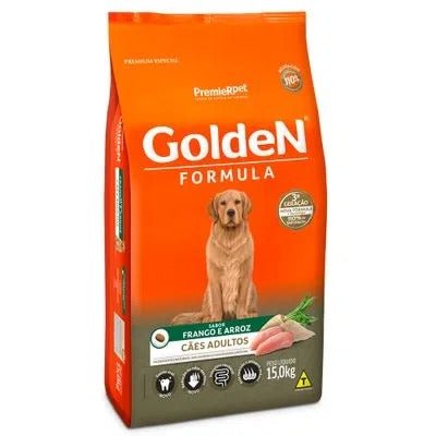 Ração Golden Formula Cães Adultos Frango e Arroz 15 kg
