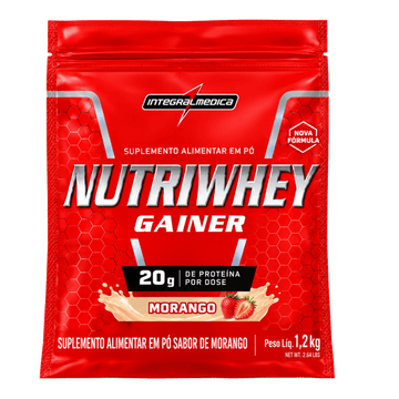 Whey IM Nutri Morango 1,2kg Pouch